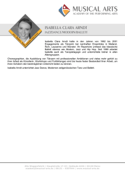 Isabella Clara Arndt hatte in den Jahren von 1992 bis