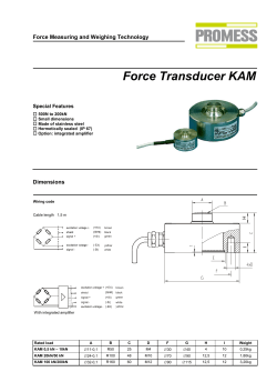 Force Transducer KAM