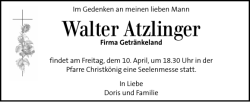Walter Atzlinger