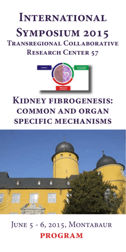 International Symposium 2015