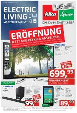 Jetzt neu bei kika ansfelden
