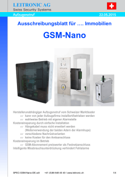 GSM-Nano - Leitronic AG