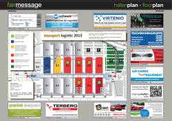 Hallenplan der Transport Logistic 2015
