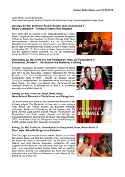 Kultur-News 05-15