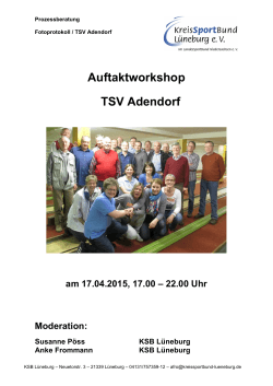 Auftaktworkshop TSV Adendorf