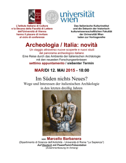 Internationale Tagung: 2000 Jahre Augustus