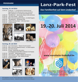 19.-20. Juli 2014 - Lanz-Park-Fest Mannheim