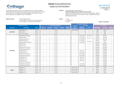 Liste de compatibilité simeda 11052015