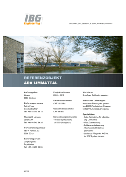 REFERENZOBJEKT ARA LIMMATTAL