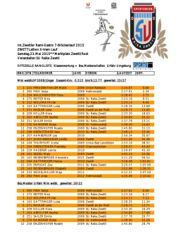 Int.Zwettler Raml Gastro 7-Br&uuml;ckenlauf-Zwettl/Rodl