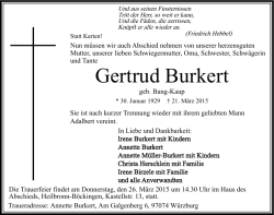 Gertrud Burkert