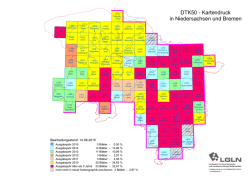 DTK50 - Kartendruck in Niedersachsen und Bremen