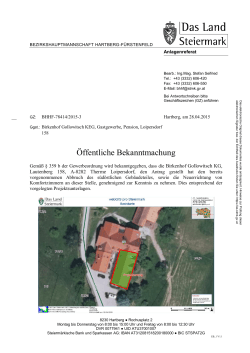BHHF-78414/2015, Birkenhof Gollowitsch KEG, Gastgewerbe