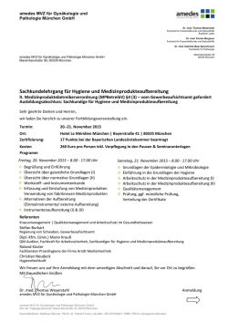 Programm inkl. Anmeldeformular