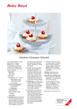 Himbeer-Chnusper-Ch&uuml;echli
