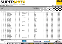 2. Lauf - ADAC Motorsport