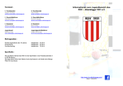 Infoblatt Jugendhandball - RSV Altenb&ouml;gge