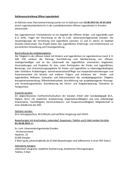 Informationen - Jugendzentrum Trinitatiskirche