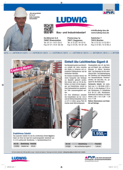 Kaufen & Mieten - Ludwig GmbH Bau