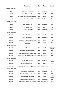 Kleinfeldplan 2015