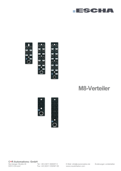 M8-Verteiler - C+R Automations
