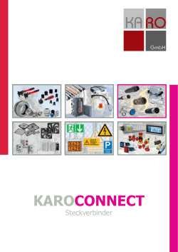KAROCONNECT - KARO Elektrotechnik