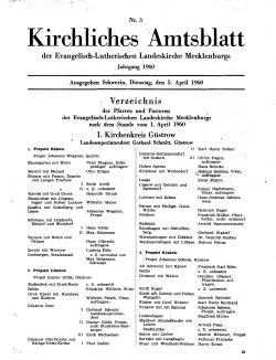 Kirchliches Amtsblatt
