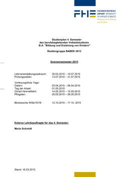 4. Semester