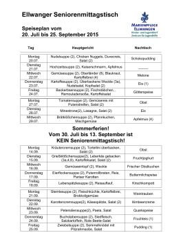 Speiseplan Seniorenmittagstisch neu