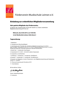 Förderverein Musikschule Leimen e.V.