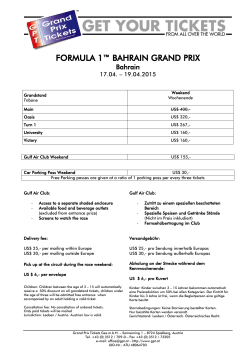 Preisliste PDF - Grand Prix Tickets