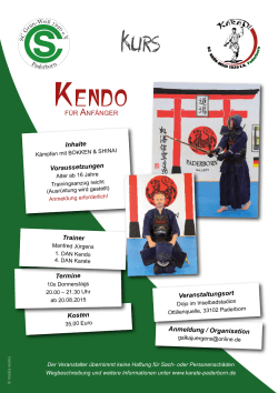 Kendo-Anfänger-Kurs