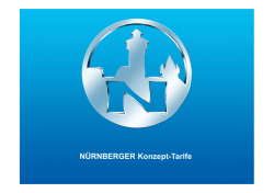 N&Uuml;RNBERGER Konzept-Tarife - bAV-Infothek