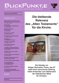 Herunterladen - Materialien zu Christentum, Judentum, Israel und