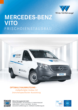 MERCEDES-BENZ VITO - Winter Fahrzeugtechnik GmbH
