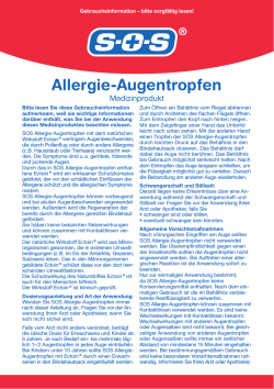 Allergie-Augentropfen