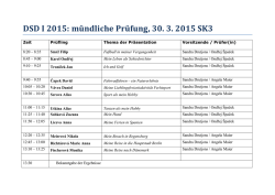 DSD I 2015: m&uuml;ndliche Pr&uuml;fung, 30. 3. 2015 SK3