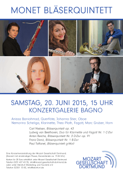 PDF Plakat &bdquo;Monet Bl&auml;serquintett&ldquo; - Mozart