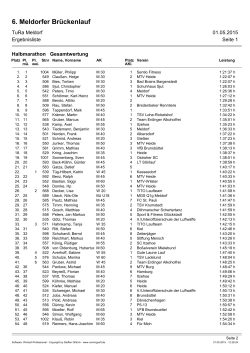 Halbmarathon - ziel-zeit