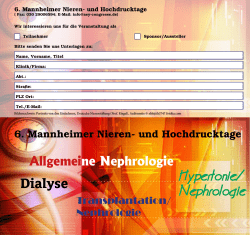 Dialyse - Verband Deutsche Nierenzentren