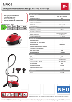Produktdatenblatt
