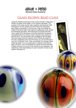 Murano Glass Academy Davide Penso Glas Perlen