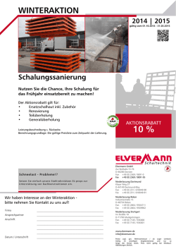 WINTERAKTION - Elvermann Schaltechnik GmbH