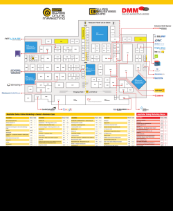 Hallenplan der Dialog-Marketing-Messe, Swiss Online Marketing