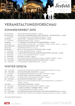 Winter 2015/16 - Olympiaregion Seefeld