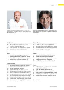 3 Inhalt Titelthemen News Kommunikation Medien