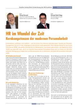 HR-Kompetenzen