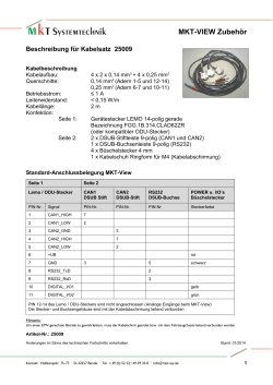 ART25009 : Kabelsatz für MKT