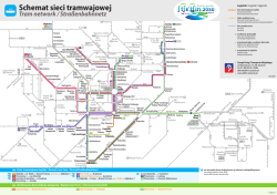 Schemat sieci tramwajowej - Zarząd Dróg i Transportu Miejskiego w