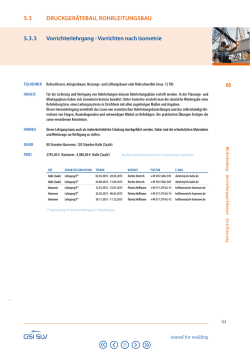 5.3 Vorrichterlehrgang - Vorrichten nach Isometrie